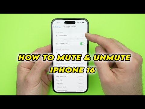 iPhone 16 / Pro: How to Mute & Unmute