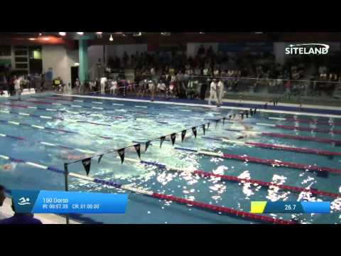 Finale dei 100 Dorso  Assoluti Femmine Agonisti - 18 Memorial  Chiara Giavi