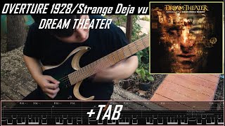 DREAM THEATER - OVERTURE 1928/Strange Déjà vu l Guitar Cover + TAB Screen