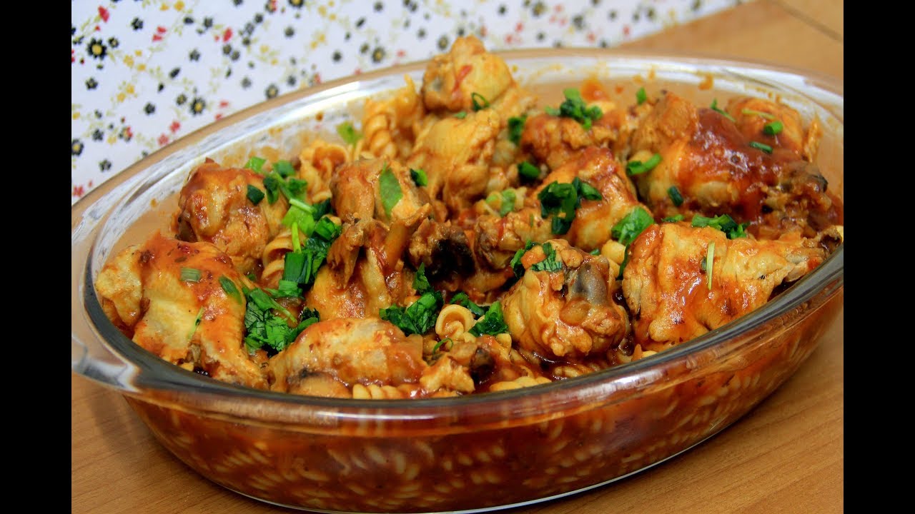 MACARRÃO COM FRANGO-RECEITA RAPIDA E PRÁTICA