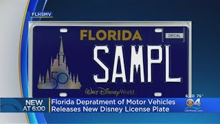 Florida Department Of Motor Vehicles Release New Disney License Plate