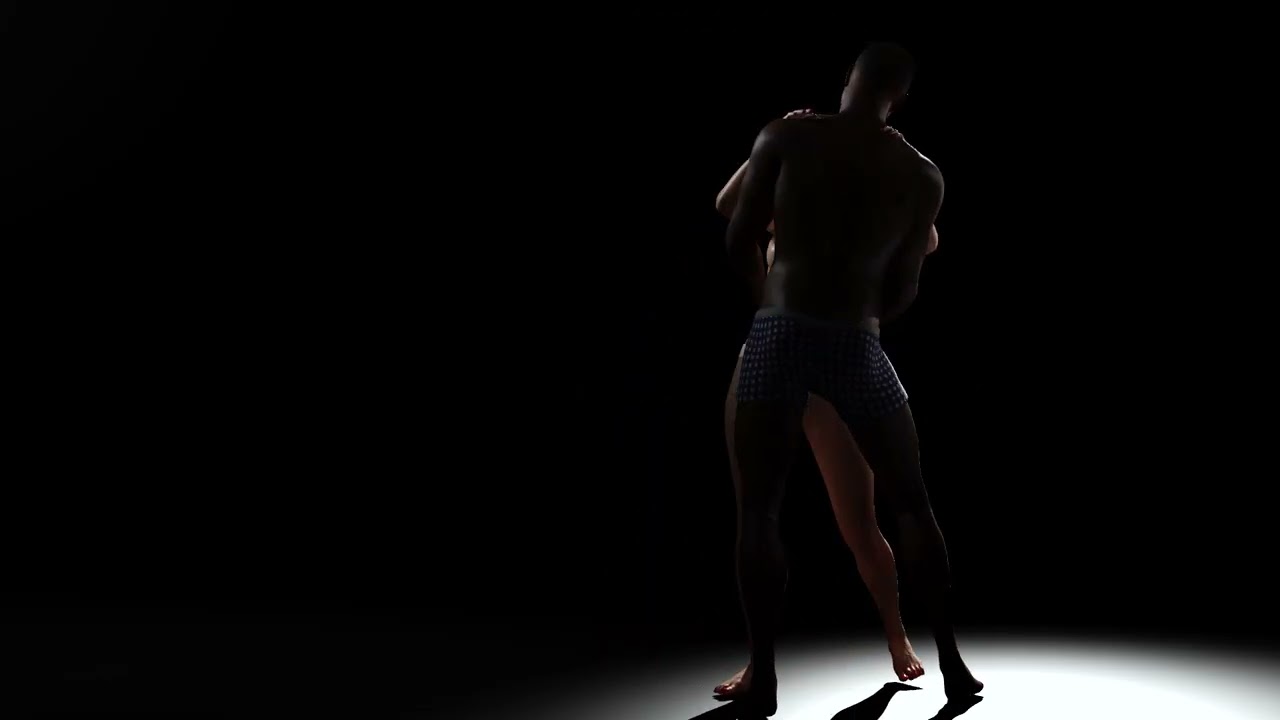 Coppia danzante Modello 3D