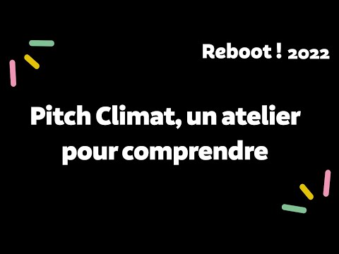 Pitch Climat, un atelier pour comprendre