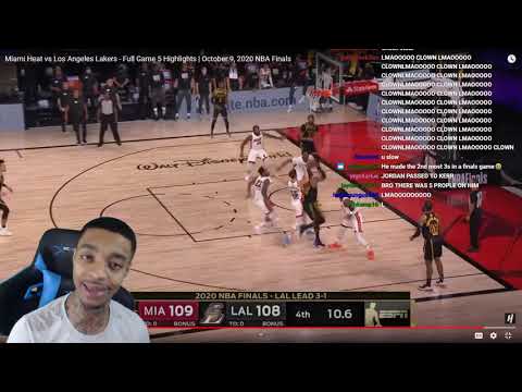 FlightReacts Miami Heat vs Los Angeles Lakers - Full Game 5 Highlights | October 9, 2020 NBA Finals!