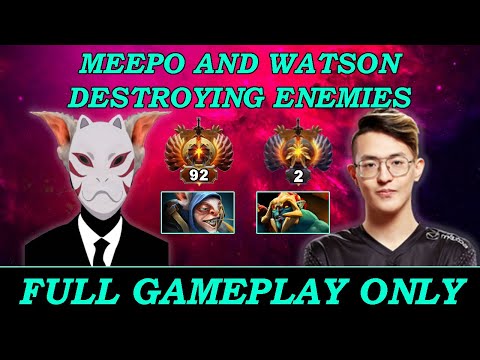 Meepo and Watson Destroying Enemies - Full Gameplay Meepo #42
