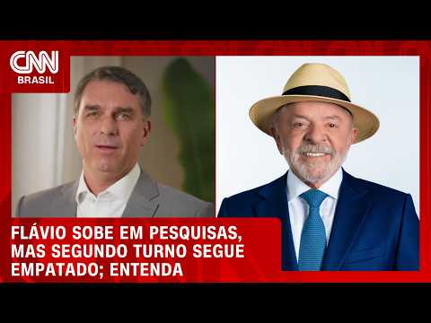 Quaest: Lula e Flávio seguem empatados em possível segundo turno; veja análise| CNN 360°