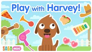 Hang Out with Harvey! | Sago Mini World | Play Along Videos for Kids