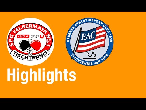 Tischtennis Bundesliga Herren Highlights  SPG Felbermayr Wels vs Baden AC