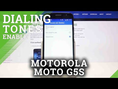 How to Manage Dial Pad Tones in MOTOROLA Moto G5S – Find Keypad Sound Options