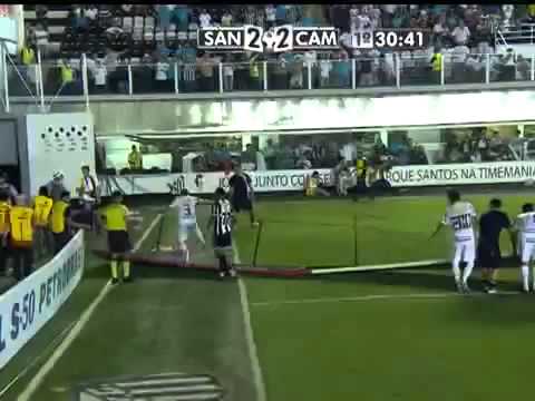 Melhores Momentos - Santos 2 x 2 Atlético-MG,  Brasileirão 17/10/2012