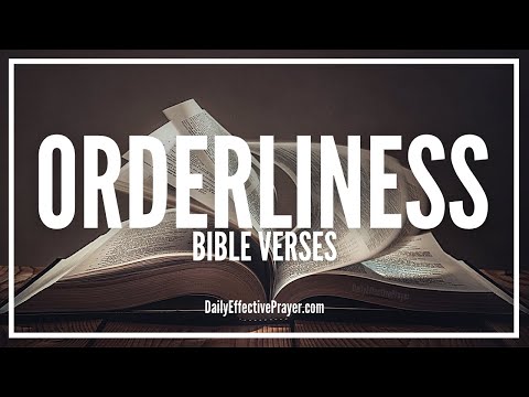 Bible Verse On Orderliness | Scriptures About Order (Audio Bible) Video