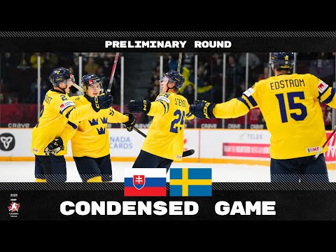 Condensed Game: Sweden vs Slovakia | 2025 #WorldJuniors