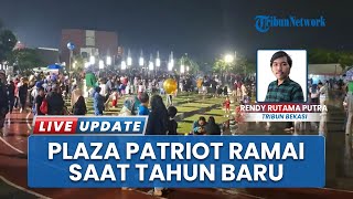 Magnet Tahun Baru 2026 di Bekasi, Lautan Manusia Antusias Padati Plaza Patriot Sejak Rabu Malam