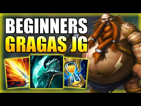 HOW TO PLAY GRAGAS JUNGLE & GAIN ELO FOR BEGINNERS! - Best Build/Runes S+ Guide - League of Legends