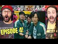 SQUID GAME EPISODE 4 REACTION!! 1x4 