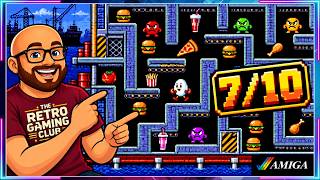Fast Food (Amiga) Review | Dizzy's Gone Pac-Man Mad!