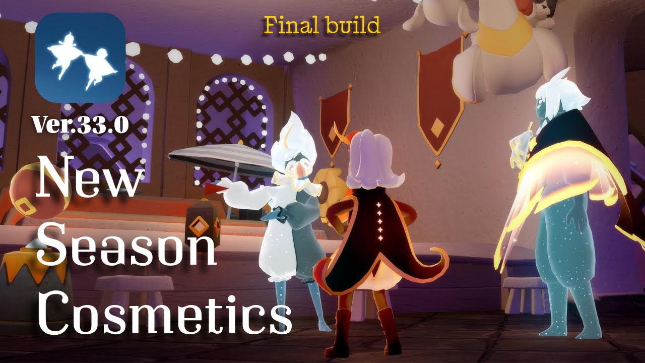 ⚠️Sky Beta Ver.33.0 カーニバルの季節全アイテム観察(最終ビルド) Sky星を紡ぐ子供たちベータ版