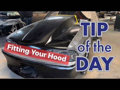 Fitting Fiberglass/Carbon Fiber Hoods‼ DIY (Randy’s Fox Body Mustang ➡️ Team Turbo John Racing)