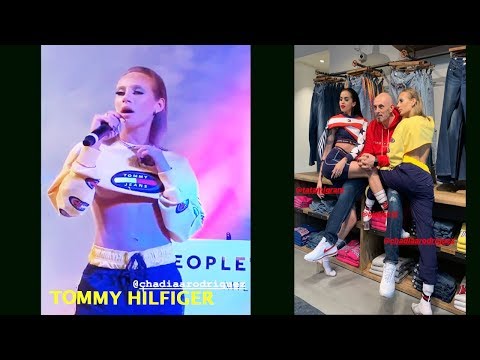 CHADIA RODRIGUEZ E BIG FISH TESTIMONIAL AL TOMMY HILFIGER EVENT
