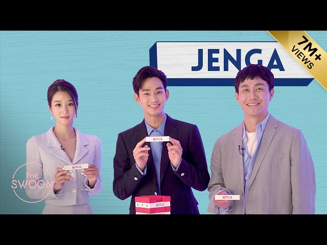 Kim Soo-hyun, Seo Yea-ji, and Oh Jung-se play Jenga [ENG SUB]