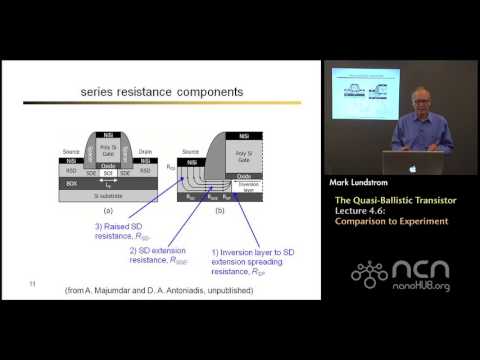 nanoHUB-U Nanoscale Transistors L4.6: The Quasi-Ballistic Nanotransistor - Comparison to Experiment