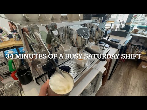 POV- Barista working through a Saturday lunch rush