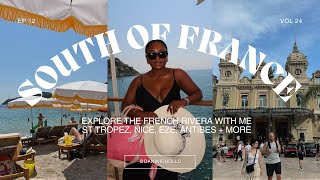 Travel vlog - south of france vlog | explore Nice, Eze, Antibes, St Tropez, Monaco, Marseille | where to eat/drink