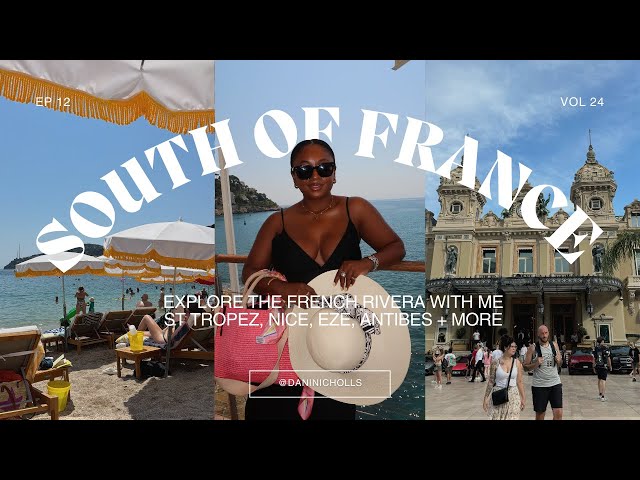 Travel vlog - south of france vlog | explore Nice, Eze, Antibes, St Tropez, Monaco, Marseille | where to eat/drink