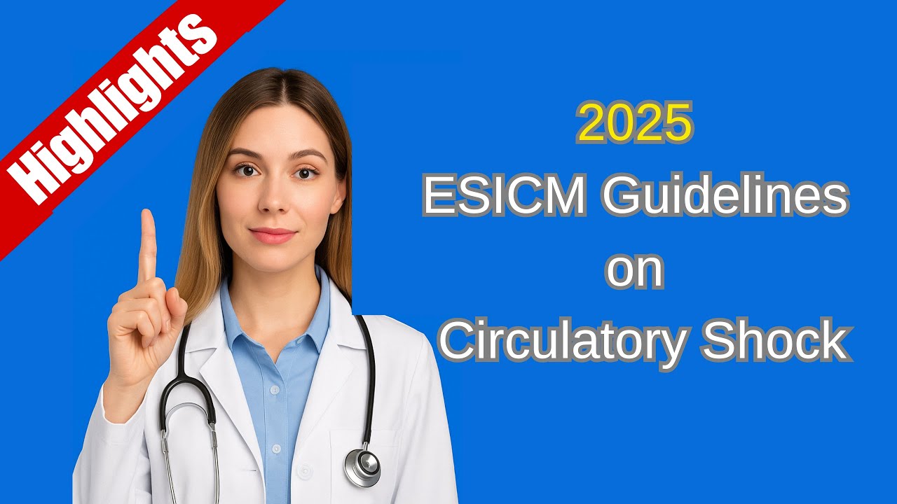 2025 ESICM Circulatory Shock Guidelines | ICU Management Short Explainer