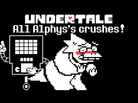 Undertale: All of Alphys's crushes