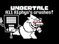 Undertale: All of Alphys's crushes