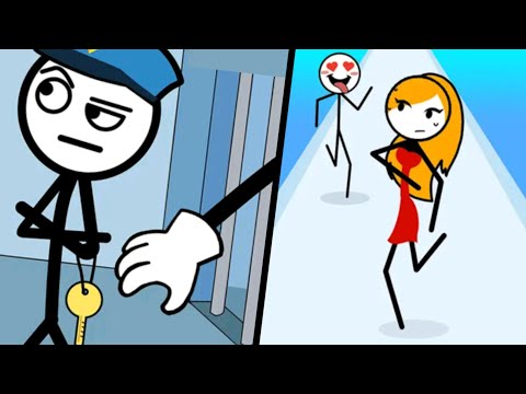 THIEF PUZZLE vs FLY PUZZLE. Level Up (Draw Fly).Walktrough Noob,Pro,Hacker,Funny Games. Part#13.