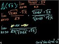 Proof: d/dx(sqrt(x)) Video Tutorial