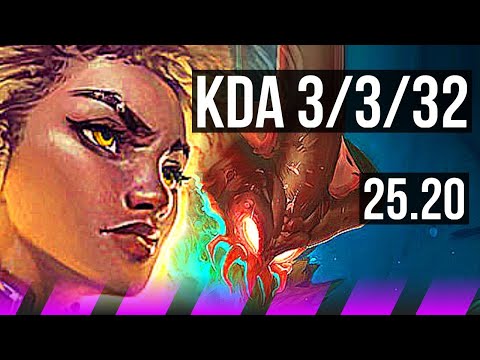 RELL & Zeri vs THRESH & Smolder (SUP) | 3/3/32 | EUW Master | 25.20