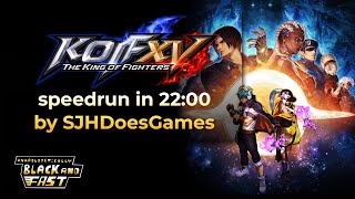 King of Fighters XV by SJHDoesGames in 22:00 - Unapologetically Black and Fast 2024