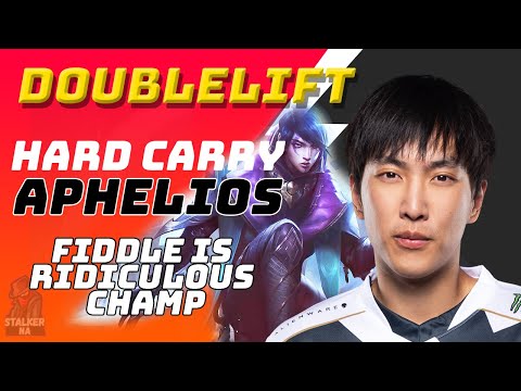 DoubleLift Talks - Fiddle Is Most Ridicilous Champ - Aphelios Gameplay - Hard Carry | NA Challenger