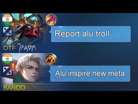 TROLL ALUCARD INSPIRE SPELL IN MYTHIC RANK!! | (My Teammates auto toxic...😂🤣)