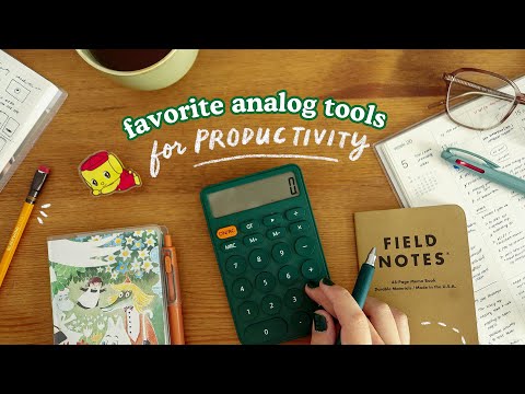 My Favorite Analog Tools for Productivity | Abbey Sy