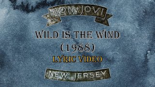 Wild is the wind - Bon Jovi (lyric video) HD