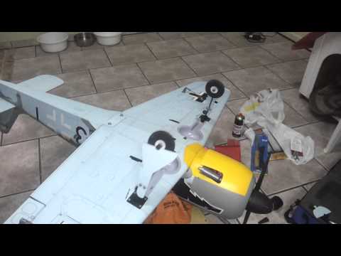 Kyosho Focke Wulf 190 50 GP Retracts with HITEC HS-75
