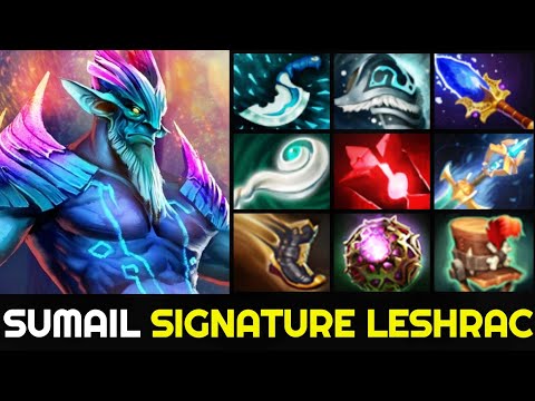 when you let SUMAIL pick his Signature Leshrac — No Mercy 21 Kills 7.27 Dota 2