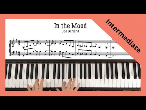 In the Mood - Joe Garland.  Jazz Piano, Intermediate level