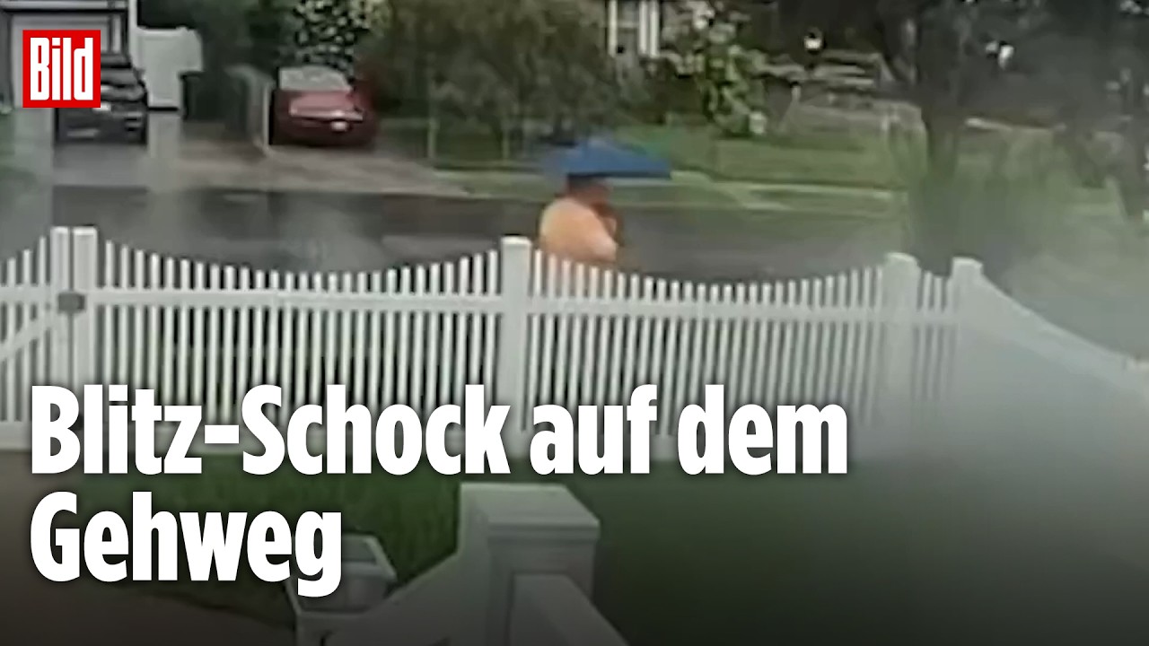 USA: Mann überlebt Blitzeinschlag – Er steht einfach wieder auf!