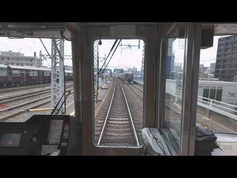 4K HDR Hankyu Kyoto Main Line Cab Ride View Osaka-umeda-Jūsō(2025-06)