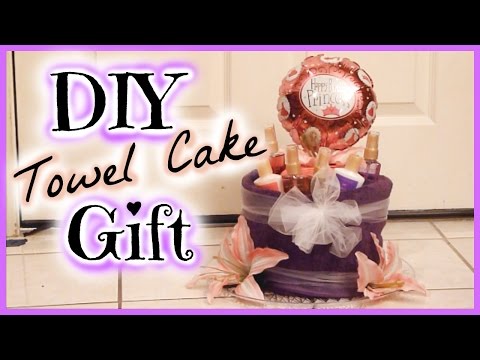 How to Make a  Towel Cake │ DIY Pamper Gift Idea