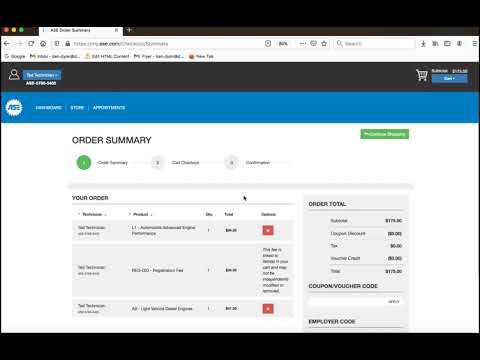 How to Register for ASE Tests