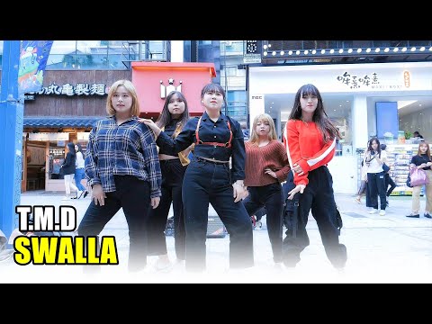 [4K] 티엠디 (T.M.D) - Swalla (블랙핑크 리사) @ 191006 홍대 거리공연 직캠 By SSoLEE