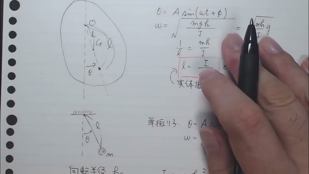 実体振り子（2）