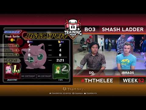 TMT 52 - DD (Puff) VS Jbrads (Fox) - SSBM Smash Ladder - Melee