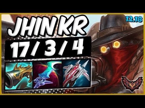 Jhin ADC vs Xayah / Korea Master / Patch 12.18 / Season 12 ❌
